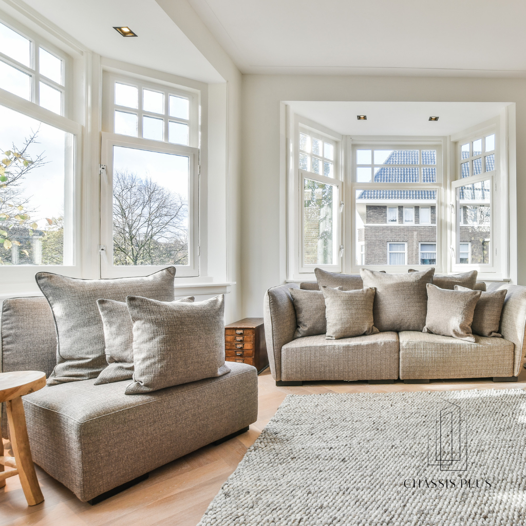 Châssis en PVC - maison luxueuse
