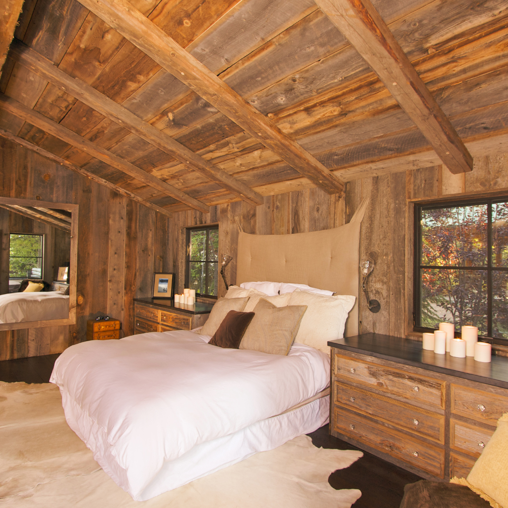 Châssis en bois en cabane